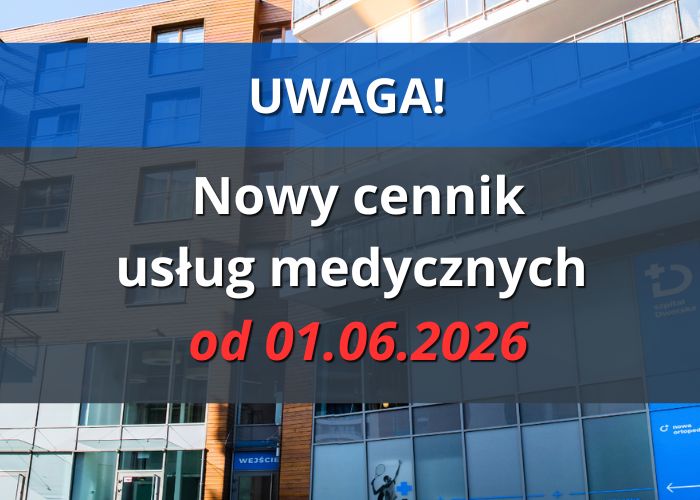 Zmiany cennika szpitala od czerwca 2026