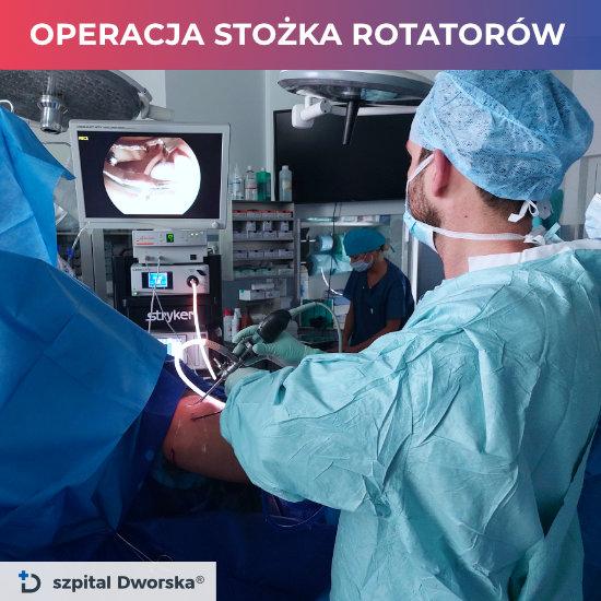 Operacja stożka rotatorow Kraków