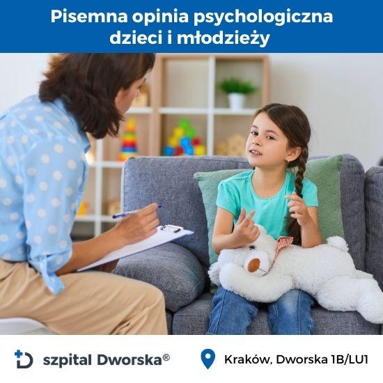pisemna opinia psychologiczna dzieci Kraków