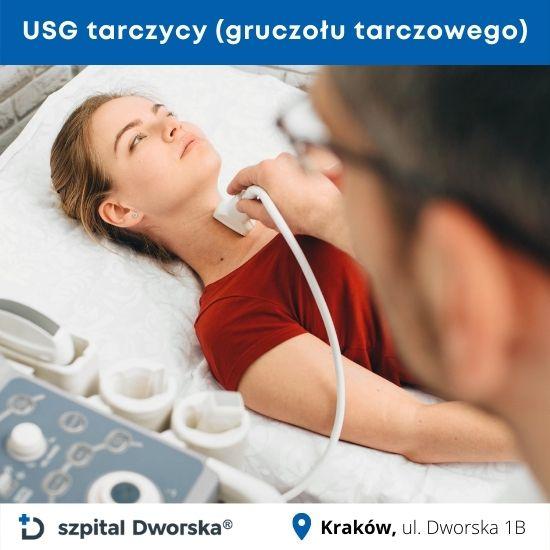 USG tarczycy Kraków jak wygląda badanie